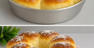 Delicioso Pan de Leche recién horneado, esponjoso y dulce