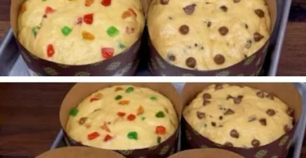 Panetón casero esponjoso y delicioso decorado para las fiestas