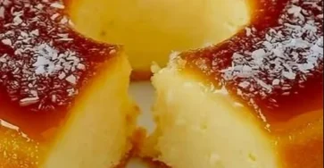 Pastel de queijadinha preparado en licuadora, fácil y delicioso