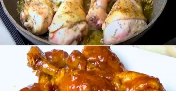 Receta de Pollo con Cerveza en una olla con ingredientes frescos