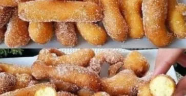 Postre fácil con 1 huevo, 1 naranja y harina, listado en un plato